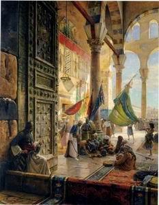 unknow artist Arab or Arabic people and life. Orientalism oil paintings 187 China oil painting art